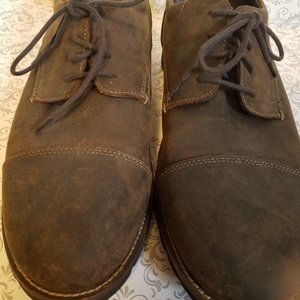 MENS SZ 9 ROCKPORT LEATHER DRESS SHOES